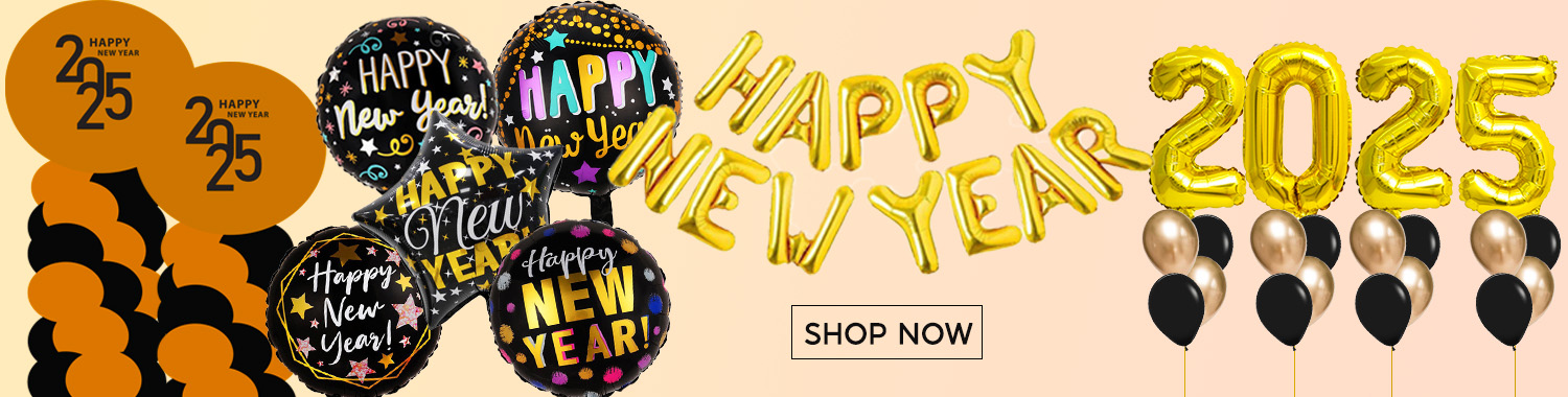 New Year Countdown Party Balloons