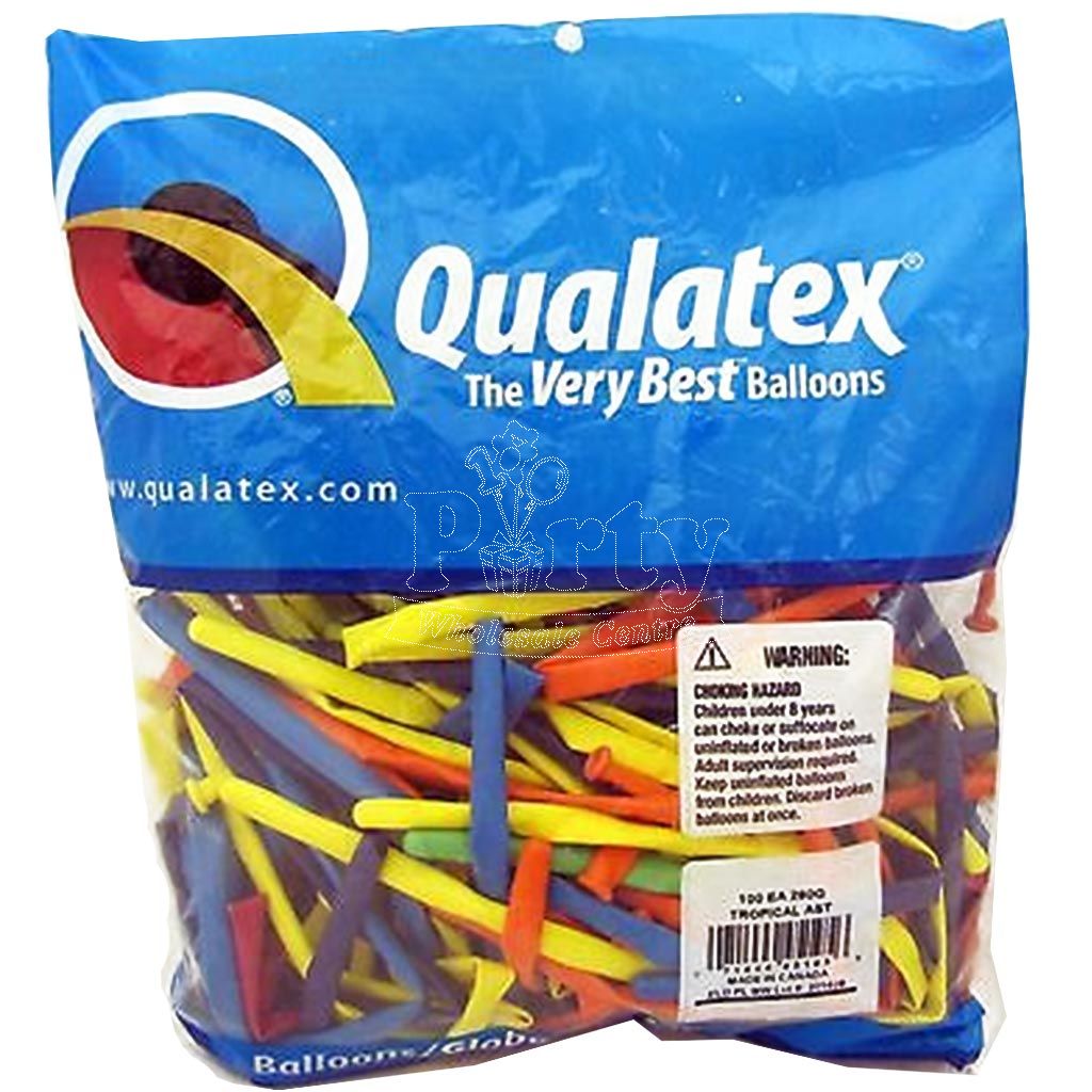 Qualatex 260 Sculpting Tropical Balloons | Party Wholesale