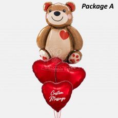 Customised Love You Beary Much Balloon