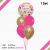 Happy Birthday Pink Confetti Helium Balloon Singapore