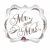 Jumbo Foil Mr. & Mrs. Wedding Foil Balloon